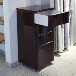 Christine Kröncke Kommoden & Sideboards|Kommode Picon Aubergine Hochglanz Lack