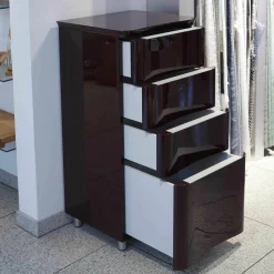 Christine Kröncke Kommoden & Sideboards|Kommode Picon Aubergine Hochglanz Lack