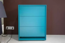 Möller Design Kommoden & Sideboards|Kommode Rag Box K60 Lack Matt 333 Petrol Blau Mit 3 Schubladen