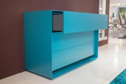 Möller Design Kommoden & Sideboards|Kommode Rag Box K120 Lack Matt 333 Petrol Blau Mit 3 Schubladen