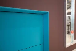 Möller Design Kommoden & Sideboards|Kommode Rag Box K120 Lack Matt 333 Petrol Blau Mit 3 Schubladen