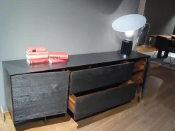 Riva1920 Kommoden & Sideboards|Kommode Rialto Fly Eiche Vulcano Korpus Innen Nussbaum Geölt