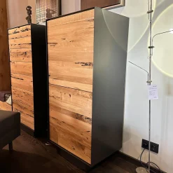 Riva1920 Kommoden & Sideboards|Kommode Rialto Front Briccola Pfahlholz Aus Venedig Korpus Eisen Lackiert Mit 2 Türen