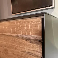 Riva1920 Kommoden & Sideboards|Kommode Rialto Front Briccola Pfahlholz Aus Venedig Korpus Eisen Lackiert Mit 2 Türen