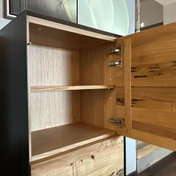 Riva1920 Kommoden & Sideboards|Kommode Rialto Front Briccola Pfahlholz Aus Venedig Korpus Eisen Lackiert Mit 2 Türen