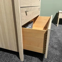 Team 7 Kommoden & Sideboards|Kommode Sesam Eiche Weißöl Mit Nickelknöpfen