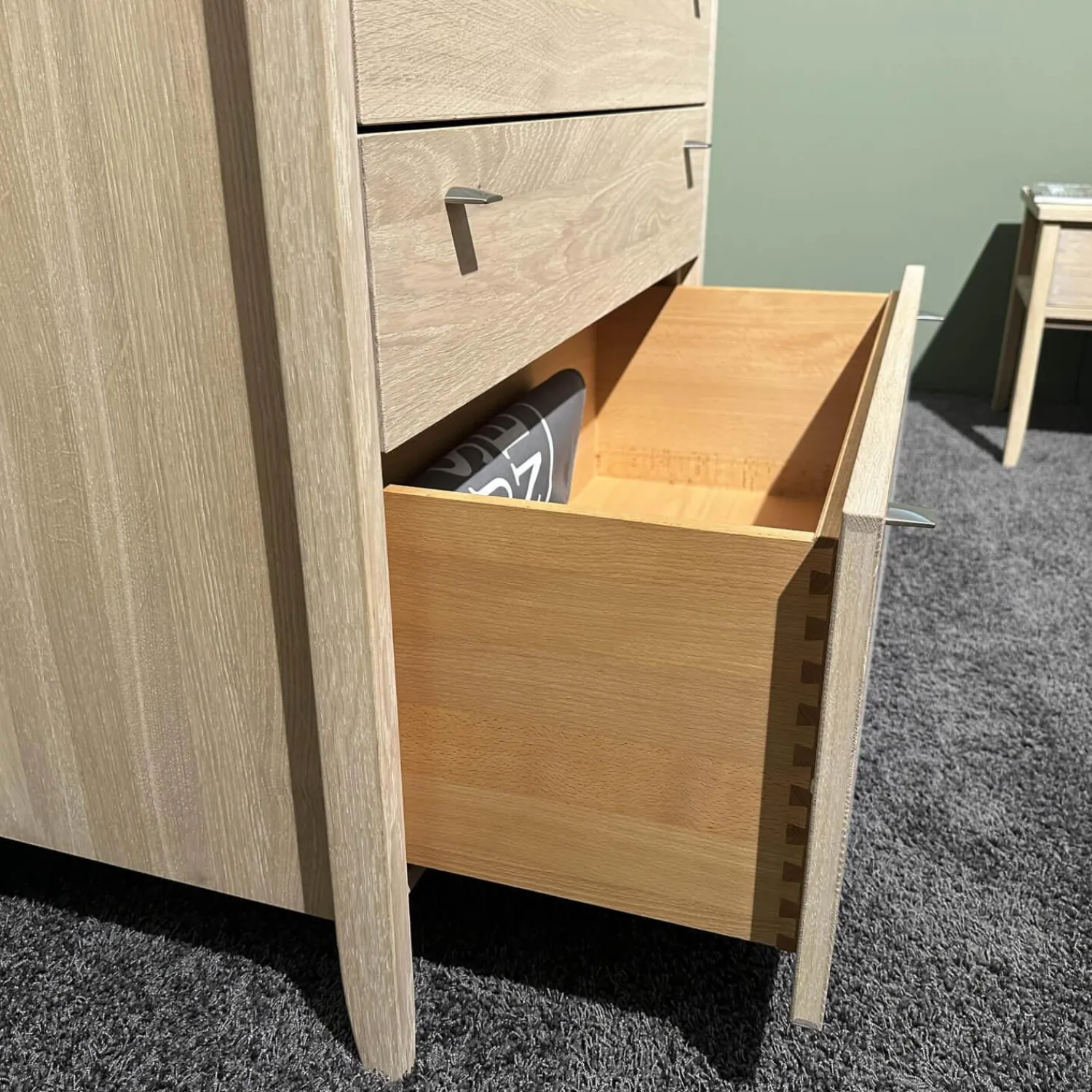 Team 7 Kommoden & Sideboards|Kommode Sesam Eiche Weißöl Mit Nickelknöpfen