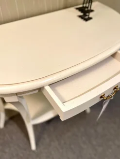 Selva Konsolen|Konsole 4800 A Halbrund Altweiß Patiniert