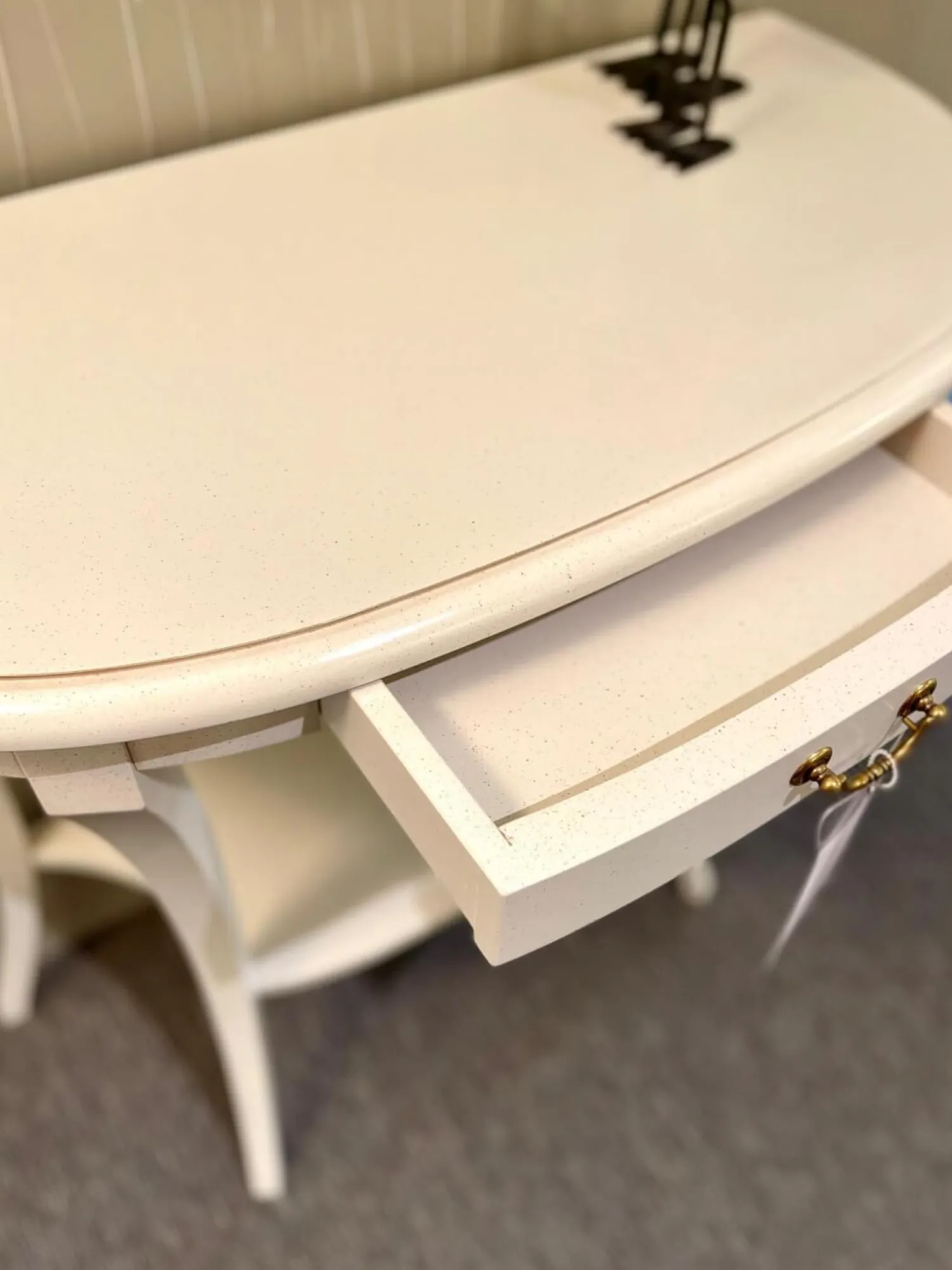 Selva Konsolen|Konsole 4800 A Halbrund Altweiß Patiniert