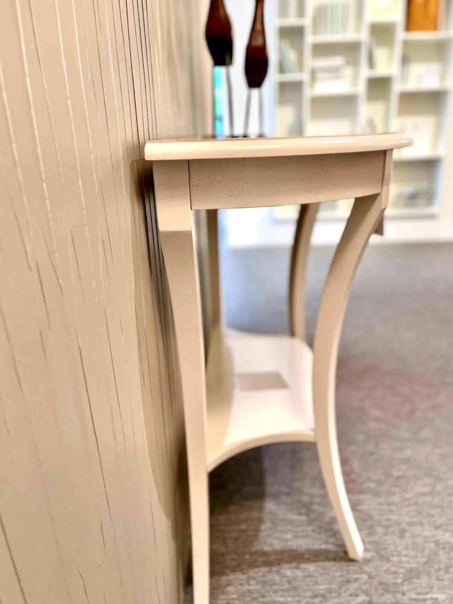 Selva Konsolen|Konsole 4800 A Halbrund Altweiß Patiniert