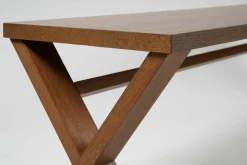 Meridiani Konsolen|Konsole Cruis CN185 Eiche Furnier Lack Matt Tobacco Braun