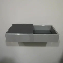 Schönbuch Konsolen|Konsole Hesperide 105 Granit Hochglanz 130 Leder Schwarz