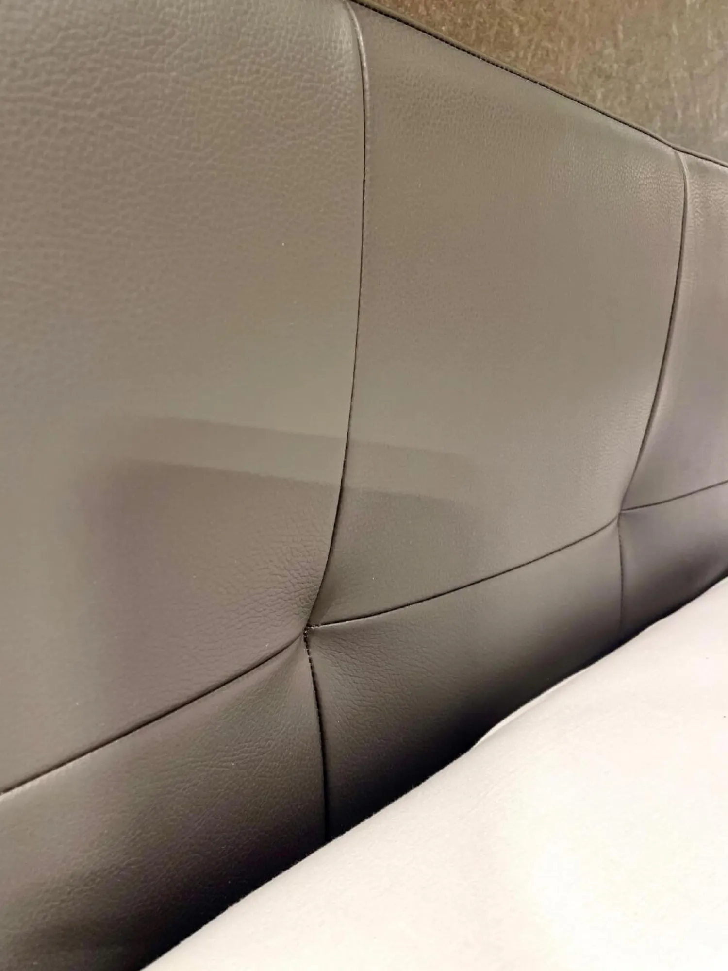 Sitzwerk Polsterbetten|Lederbett KT10 Rindnappaleder Asphalt Anthrazit ohne Lattenrost ohne Matratze