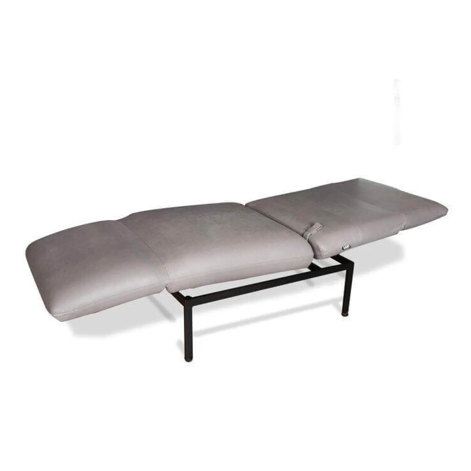 Brühl Relaxsessel|Liege 1LS Roro Small Anilinleder Taron Gestell Metall Schwarz Pulverbeschichtet