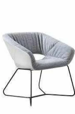 Züco Loungesessel|Loungesessel Averio Stoff Platingrau