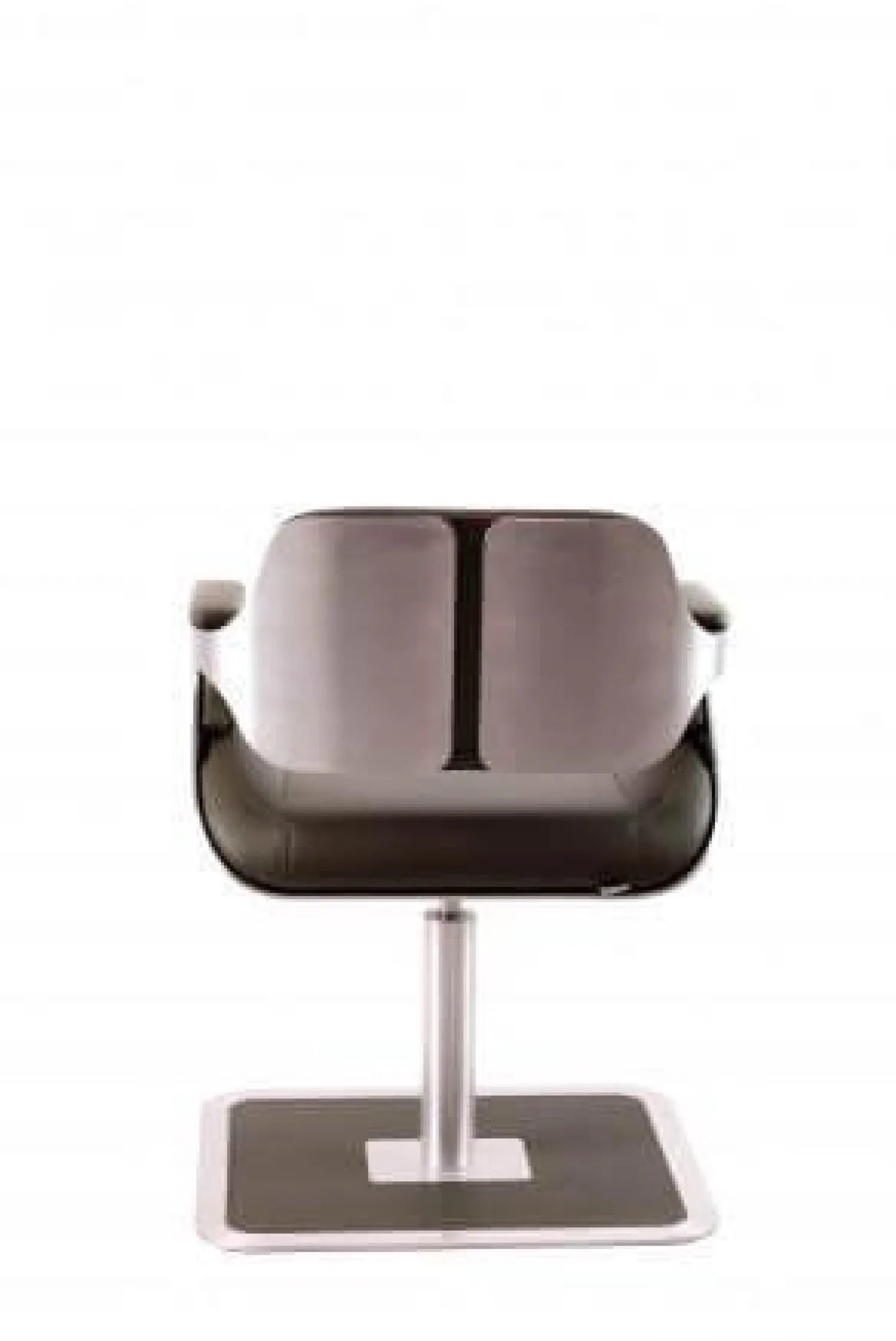 Interstuhl Bürostühle|Loungesessel 810S Silver Leder Premium Oliv Braun-Grün Gestell Metall