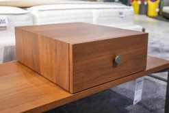 Rolf Benz Wohnwände & Tv-Lowboards|Lowboard 914 Holzfurnier Farblos Lackiert Nussbaum Amerikanisch Gestell Umbragrau