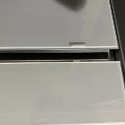 Spectral Smart Furniture Wohnwände & Tv-Lowboards|Lowboard Cocoon Glas Cement Grau Stofffront Graphite Grau Inklusive TV-Halterung