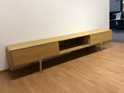 Gazzda Wohnwände & Tv-Lowboards|Lowboard Fawn Eiche Massiv Weiß Geölt