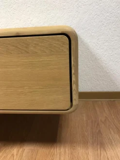 Gazzda Wohnwände & Tv-Lowboards|Lowboard Fawn Eiche Massiv Weiß Geölt