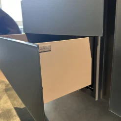 Interlübke Wohnwände & Tv-Lowboards|Lowboard Jorel Mattglas T83 Navy Und 82 Atlantic Inklusive Wandregal Lilu Und Beleuchtung