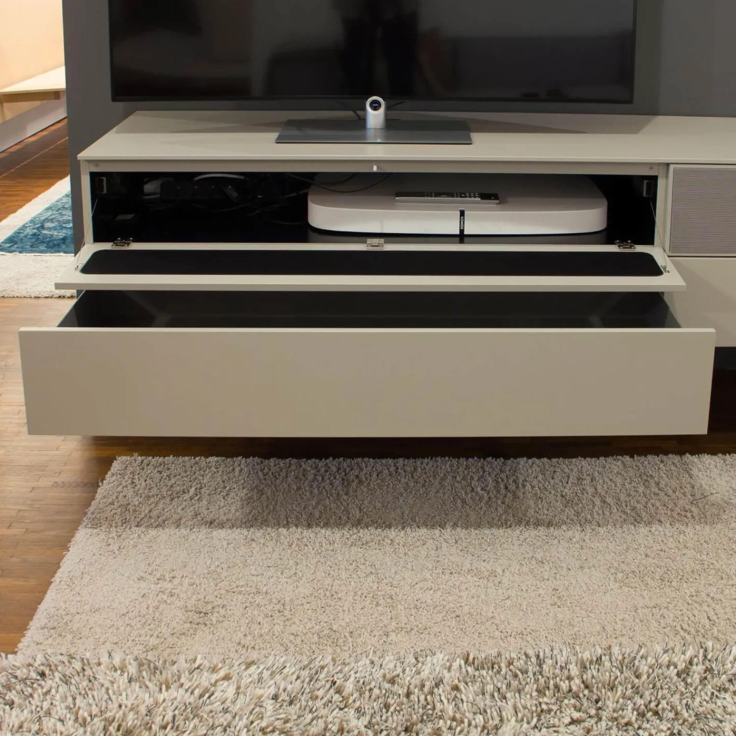 Interlübke Wohnwände & Tv-Lowboards|Media Modul Wandhängend Lack Muschel M23