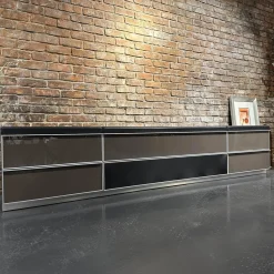 Spectral Smart Furniture Wohnwände & Tv-Lowboards|Medienmöbel Front Glas Korpus Schwarz Oberfläche Gepolstert