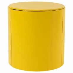 Lema Nachttische|Nachtkommode Top Platte Lack LCT 462 Senape Gelb Innen Eiche Wärmebehandelt