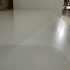 Interlübke Nachttische|Nachttisch Cube Lack Kristallweiß M02 Griffleiste Alufarben 019