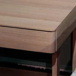 Team 7 Nachttische|Nachttisch Float Eiche Weißöl Mit 2 Kufen Und 1 Lade