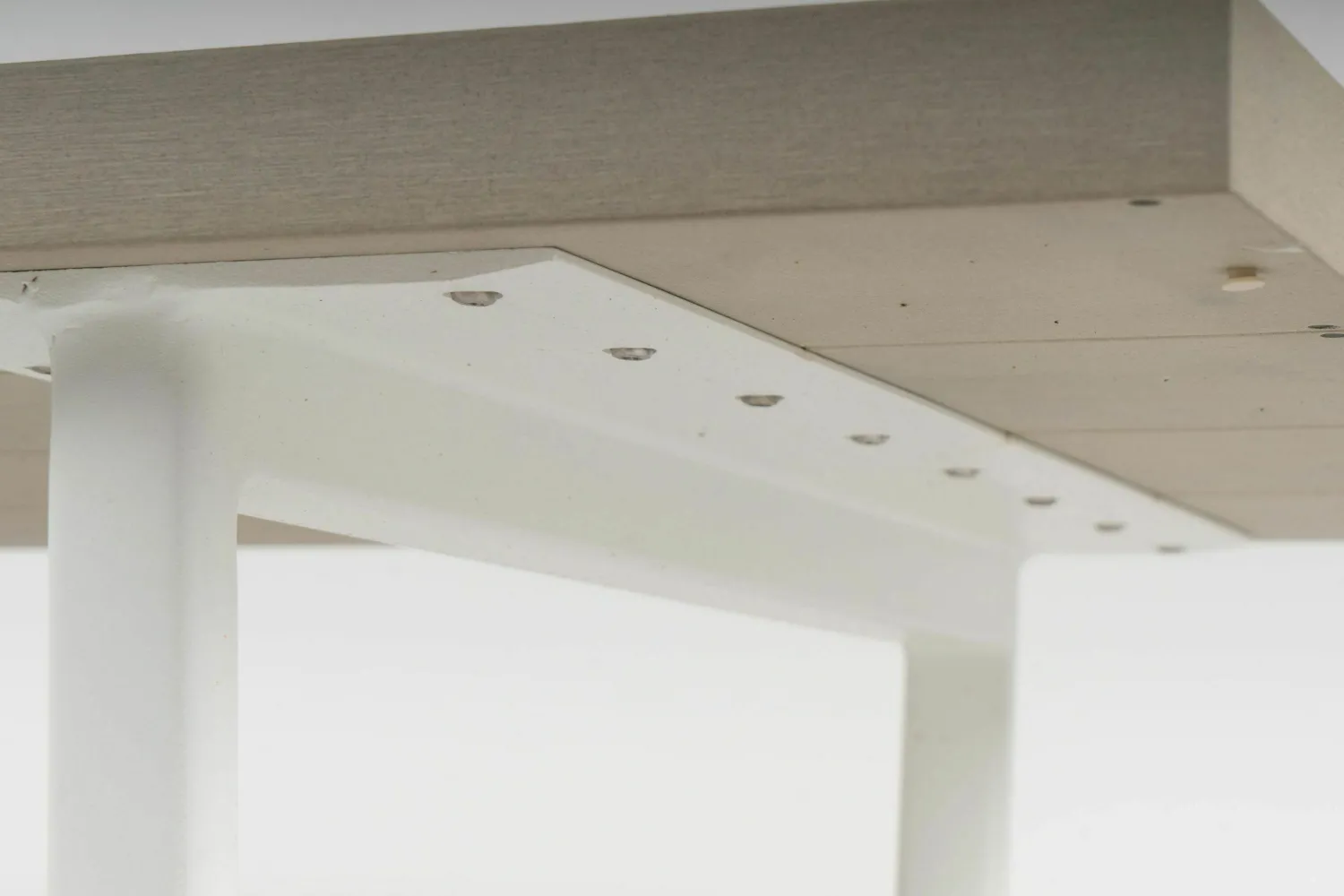 Fast Gartentische|Niedriger Tisch Orizon W03 Aluminium Naturall Lackiert Weiß