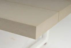 Fast Gartentische|Niedriger Tisch Orizon W03 Aluminium Naturall Lackiert Weiß