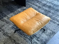 KFF Hocker & Sitzsäcke|Ottomane Arva L Leder Congnac 180 Leder Silk