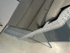 Cane Line Loungemöbel|Outdoor Highbacksessel Breeze Fasergeflecht Grau Stahlgestell Grau Verzinkt