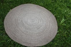 Gloster Teppiche|Outdoor Teppich Rug Geflochtenes Sunbrella Acryl Ombre Hazel Grau