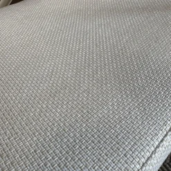 Royal Botania Essgruppen|Outdoorgruppe Tisch Traverse Platte Teakholz 4 Stühle Exes Bezug Stoff Creme Gestell Aluminium Weiß