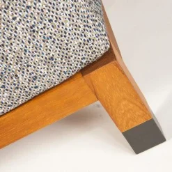 Flexform Loungemöbel|Outdoorsessel Thomas Stoff Begonia Gestell Iroko Brüniert