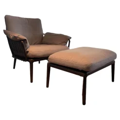 Rolf Benz Loungemöbel|Outdoorsessel Yoko 271 Stoff 24.750 Grau Gestell Anthrazit