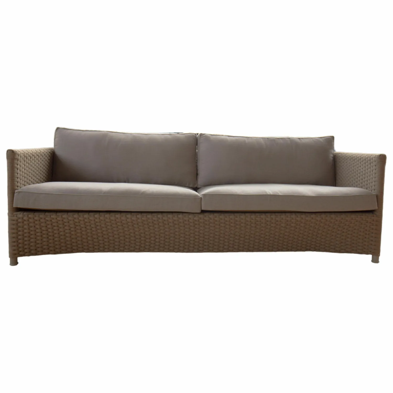 Cane Line Loungemöbel|Outdoor-Sofa Diamond Stoff Taupe