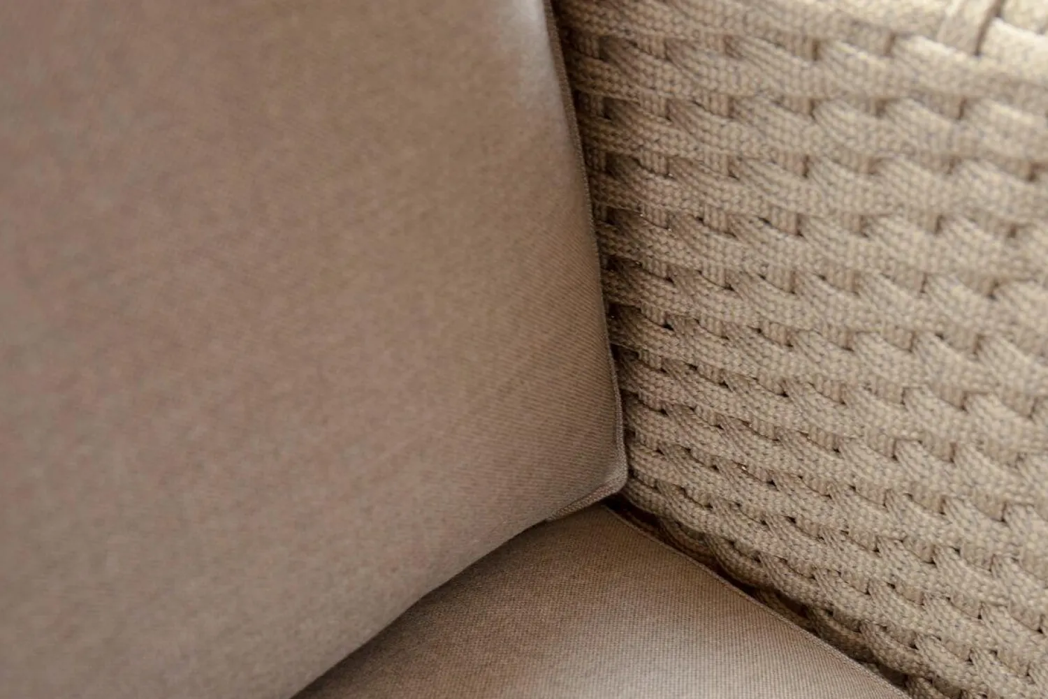 Cane Line Loungemöbel|Outdoor-Sofa Diamond Stoff Taupe