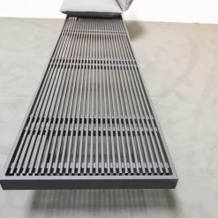 Weiß Loungemöbel|Outdoorsofa Feinstruktur Eleganz Graphit Mit 3 Kissensets Und 1 Armkissen