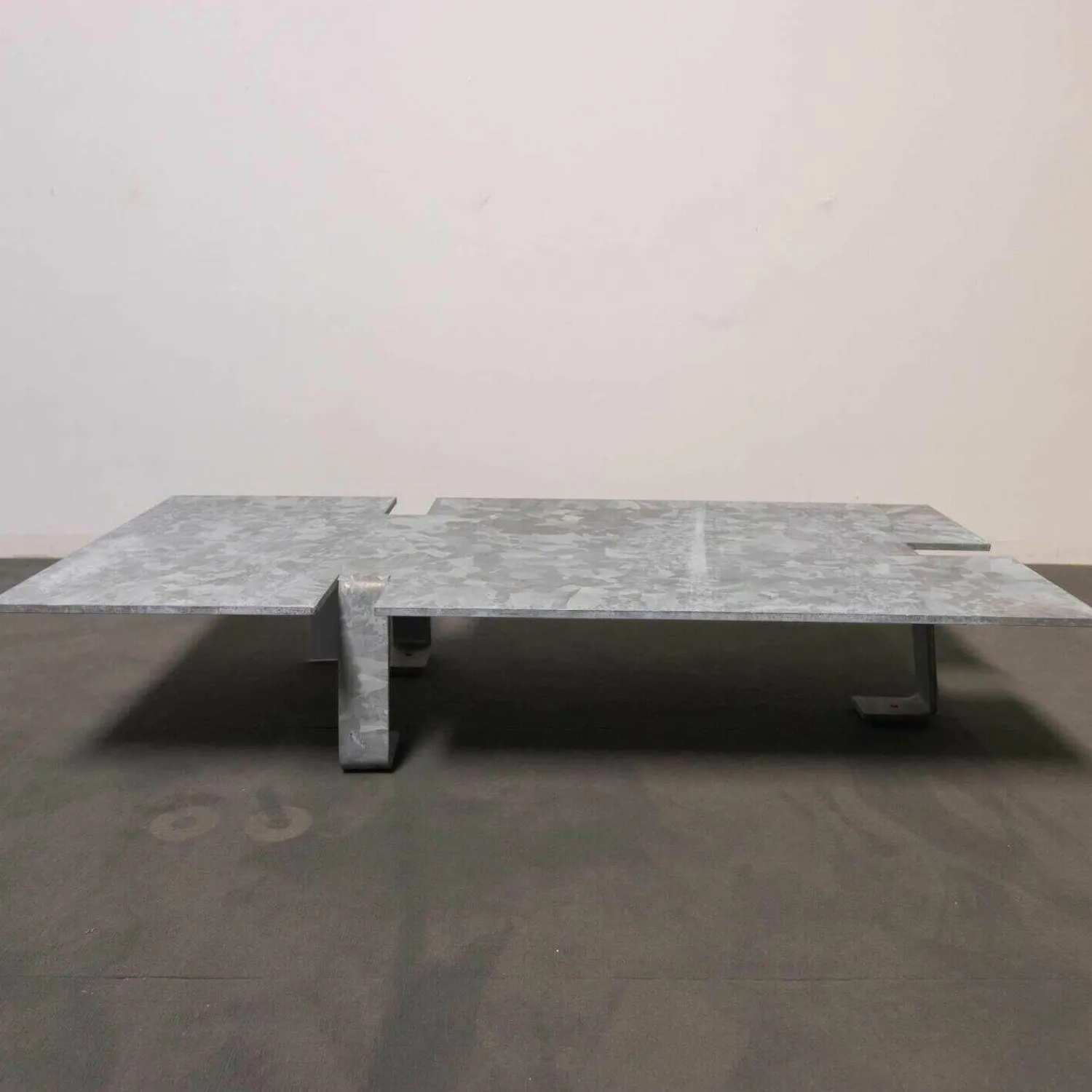 Weiß Gartentische|Outdoortisch Stahl Aus Einem Stück Lasergeschnitten und Feuerverzinkt