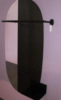 Schönbuch Garderoben|Paneelgarderobe Mask S Mooreiche Matt Schwarz Mit Ablage S