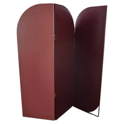 Schönbuch Regale|Paravent Lola Mit 3 Paneelen Lack Weinrot 40 Dunkelrot Und Flamingo Pink 38 Rosa