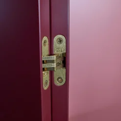 Schönbuch Regale|Paravent Lola Mit 3 Paneelen Lack Weinrot 40 Dunkelrot Und Flamingo Pink 38 Rosa