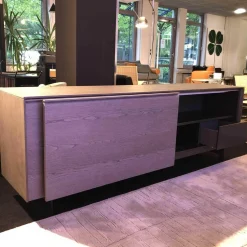 Molteni & C Kommoden & Sideboards|Password Evolution Sideboard Eiche Graphit Matt Gestell Zinnfarben