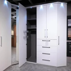 Nolte Kleiderschränke|Planungsschrank Horizont Polarweiß Mit Beleuchtung