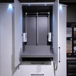 Nolte Kleiderschränke|Planungsschrank Horizont Polarweiß Mit Beleuchtung