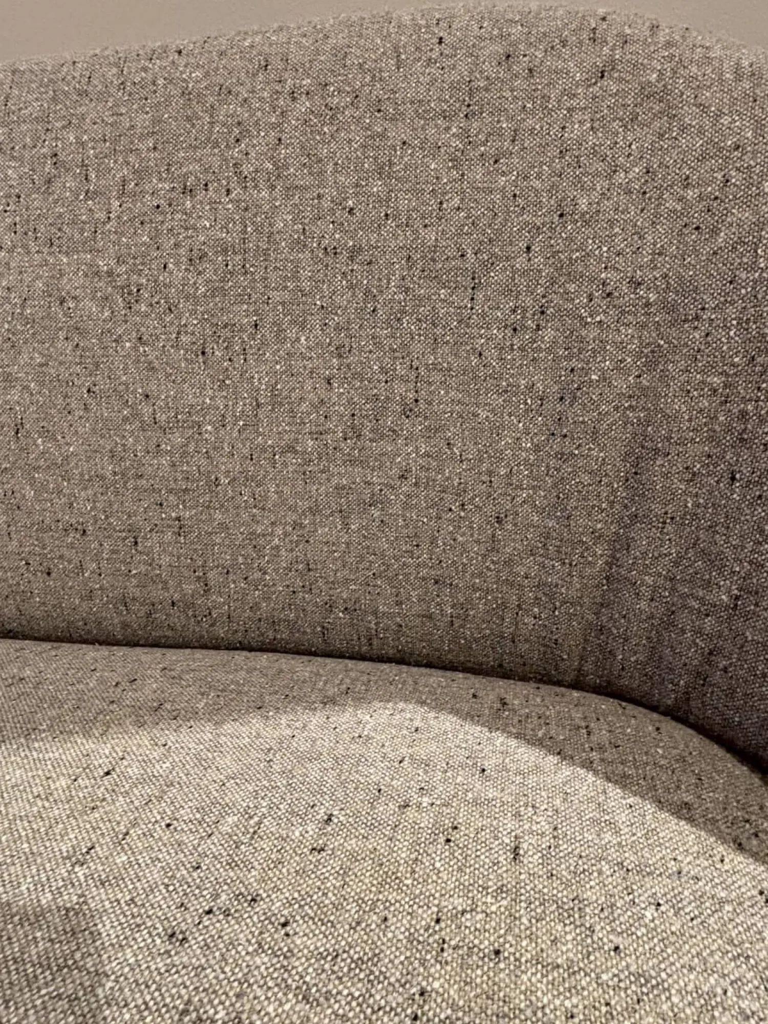 Team 7 Bänke|Polsterbank Flor Stoff Ripley R10 Grau Beige Natur Meliert Gestell Eiche Natur Geölt