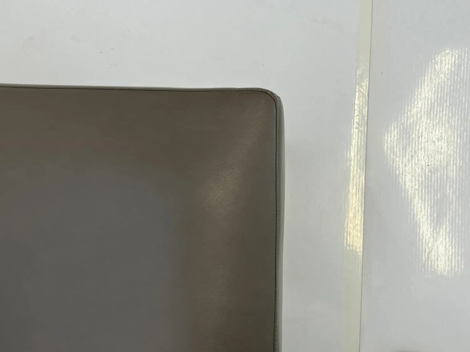 Walter Knoll Hocker & Sitzsäcke|Polsterbank Jaan Bench Leder 65 Elen 1381 Khaki Braun Untergestell Bronze